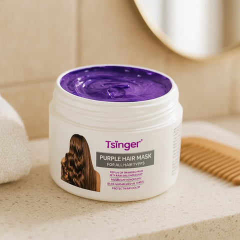 מסכת קרטין סגולה להחלקה