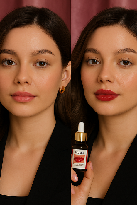 סרום למראה שפתיים מלאות וחושניות