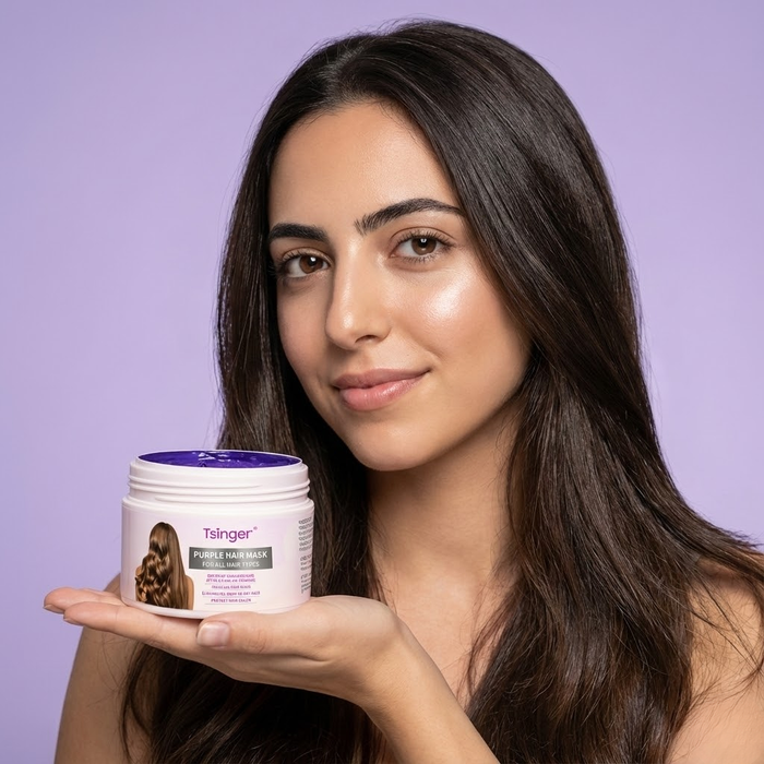 מסכת קרטין סגולה להחלקה