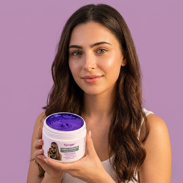 מסכת קרטין סגולה להחלקה