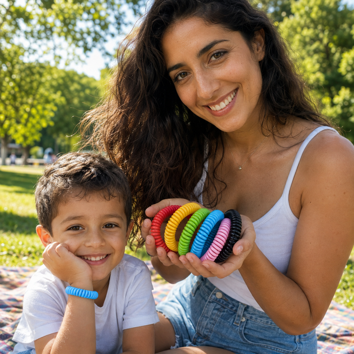 מארז 10 צמידי פלא דוחי יתושים טבעיים לילדים ומבוגרים
