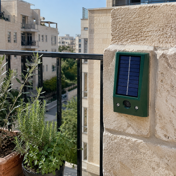 גלאי ומגרש יונים סולארי עוצמתי