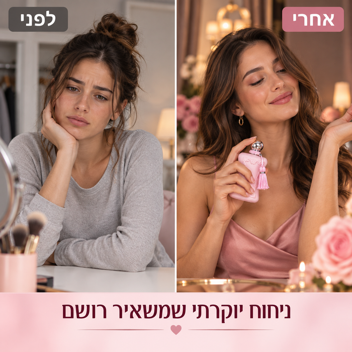 בושם בלאש אלגנס יוקרתי בתרסיס עדין ועמידות מירבית