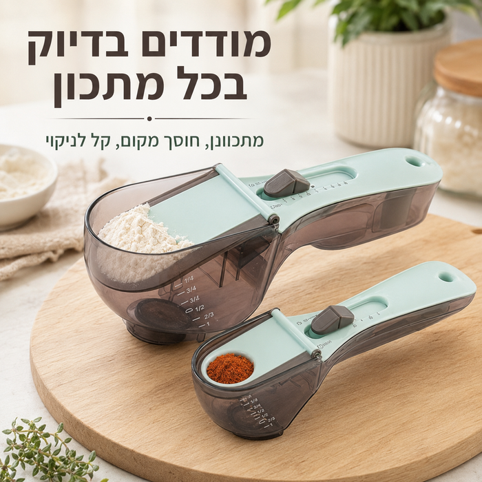 כף מדידה מתכווננת חכמה
