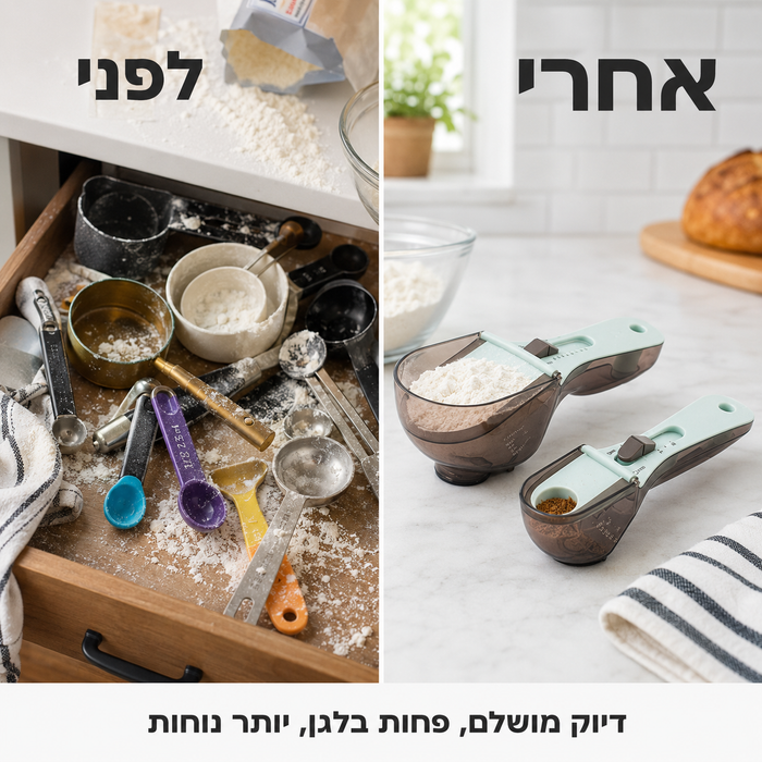 כף מדידה מתכווננת חכמה