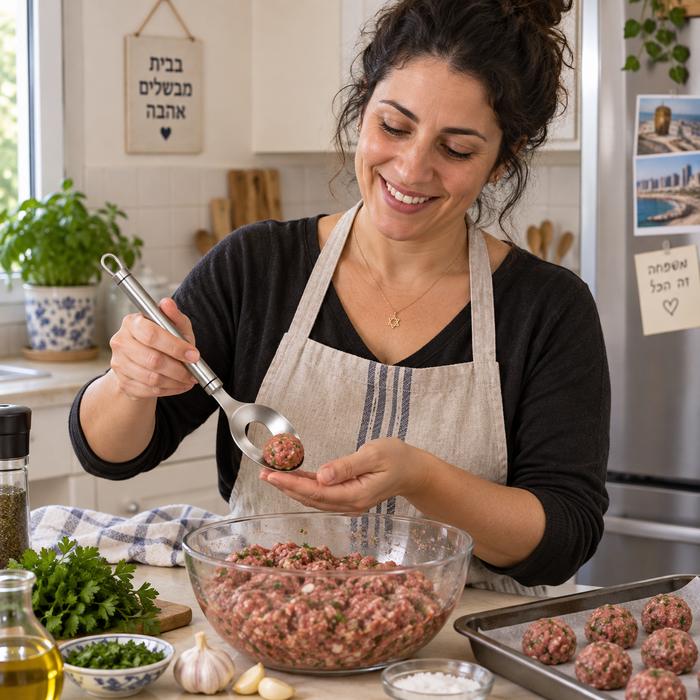 כף להכנת קציצות בקלות