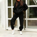 Two Piece Set Casual Oversized Female Sports.