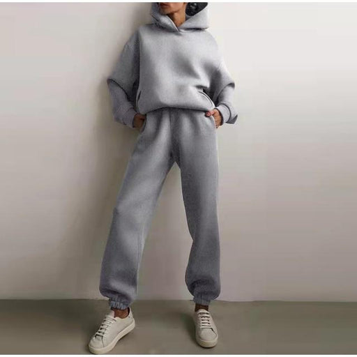 Two Piece Set Casual Oversized Female Sports.